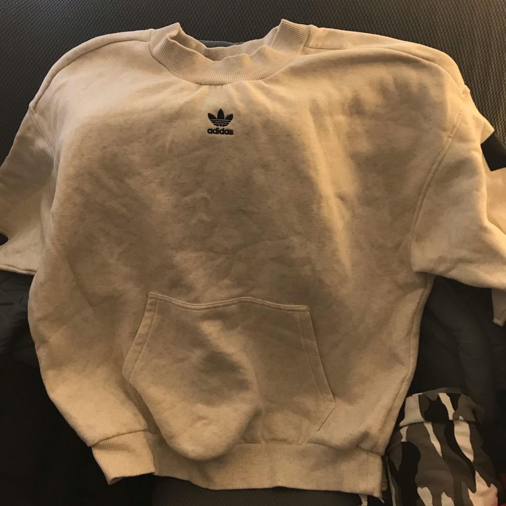 Off white adidas sweatshirt